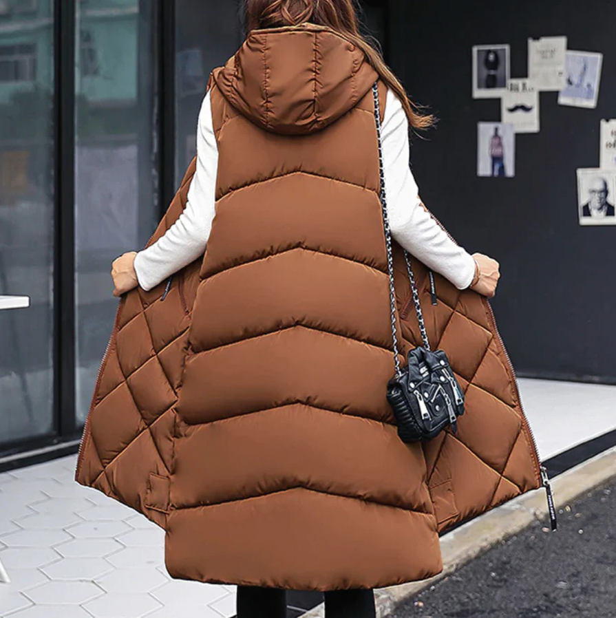 Women's Long Quilted Puffer Vest