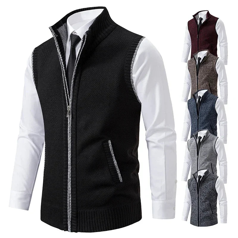 Men's Zip-Up Sweater Vest