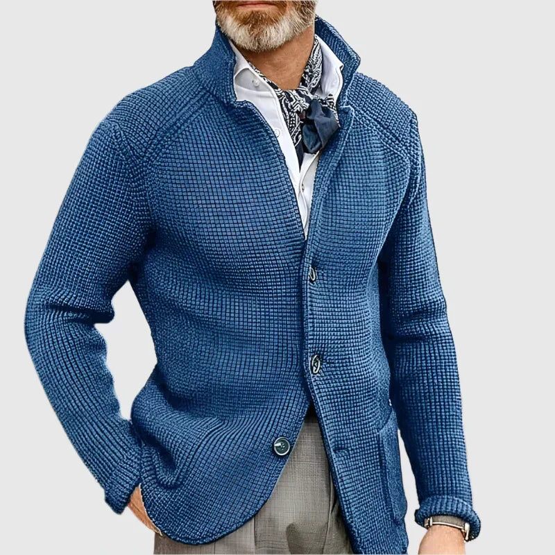 Men's Knit Blazer Cardigan