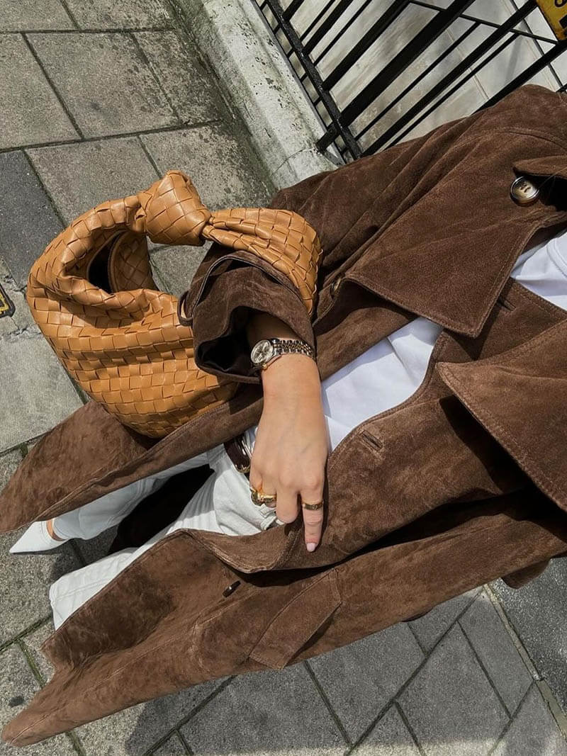 Women's Faux Suede Coat