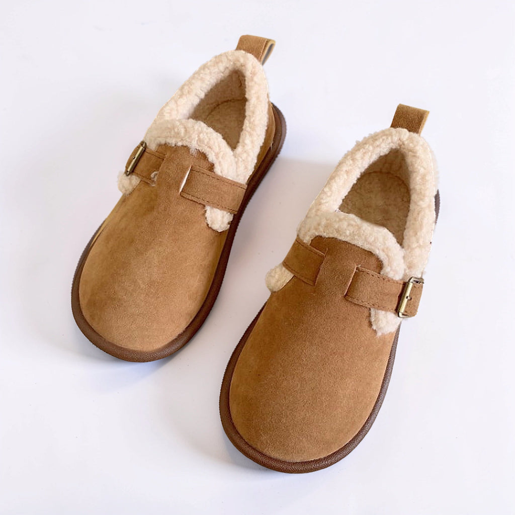 Women's Fleece-Lined Buckle Clogs