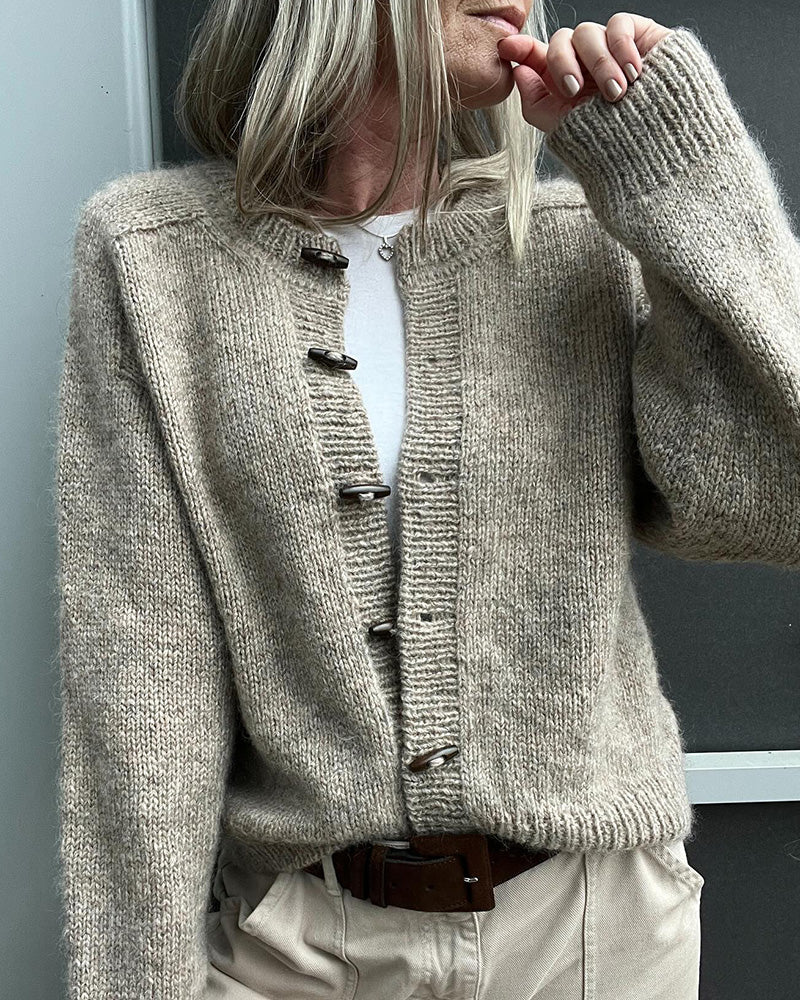 Women's Toggle Button Knit Cardigan