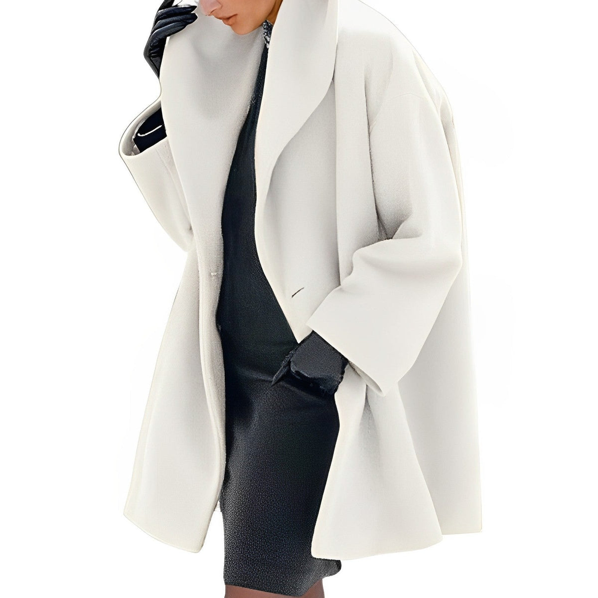 Women's Oversized Shawl-Collar Coat