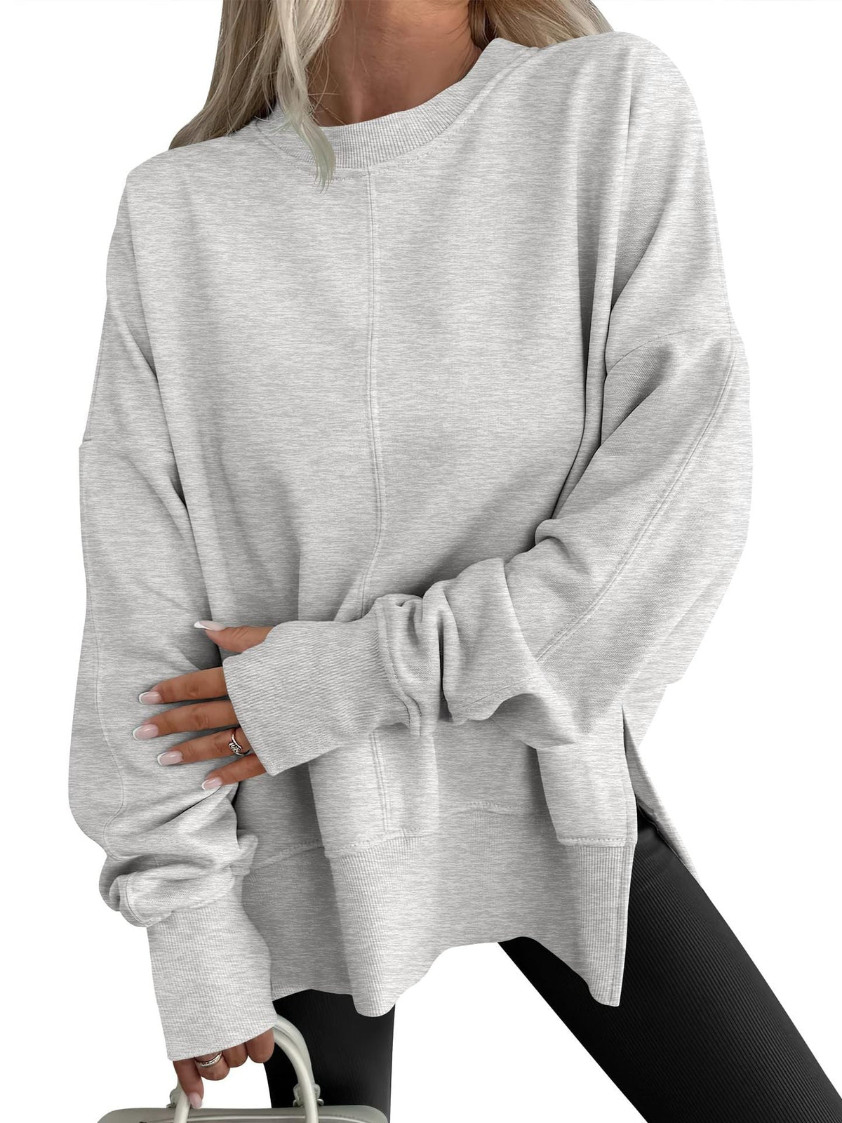 Women's Oversized Crew Neck Sweater