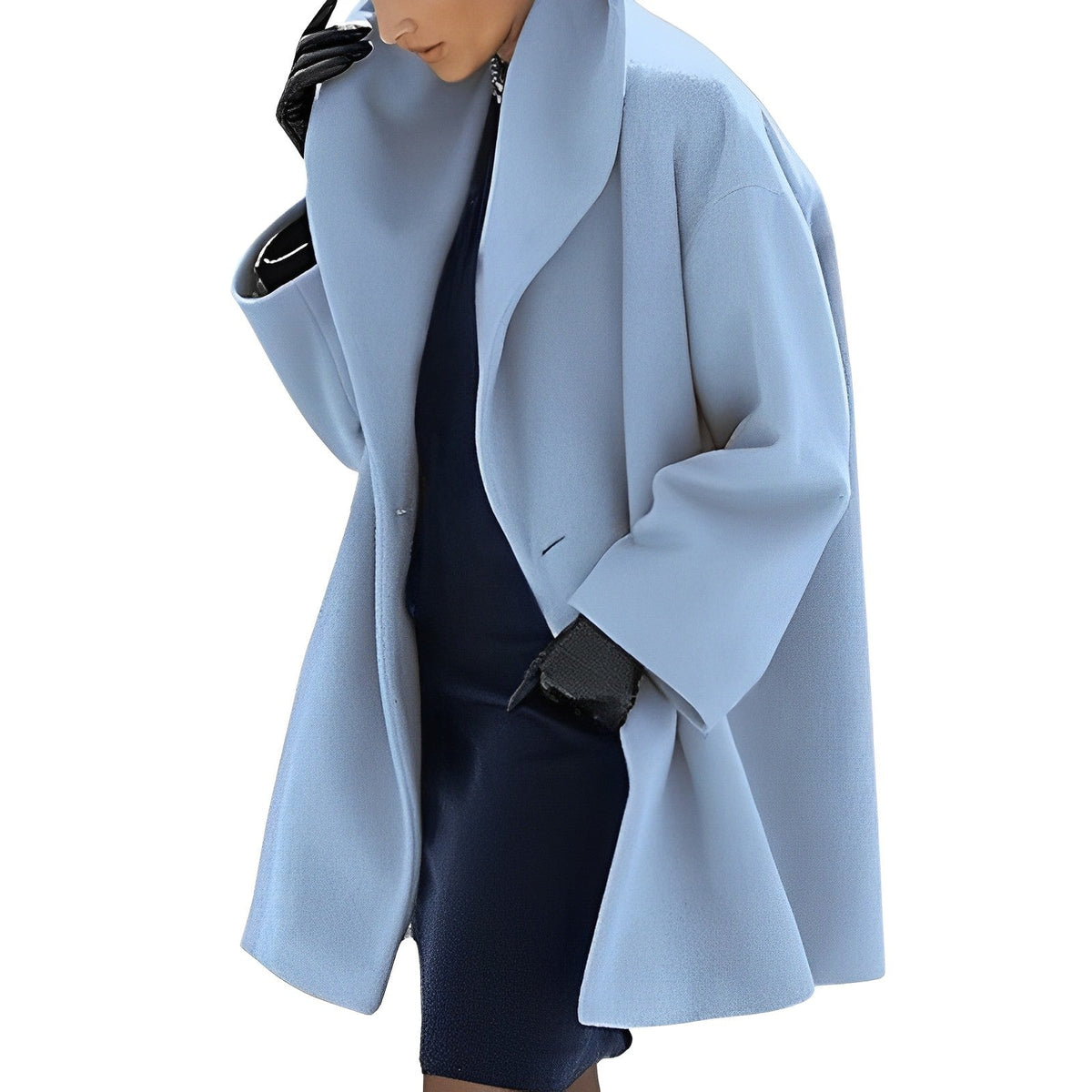 Women's Oversized Shawl-Collar Coat