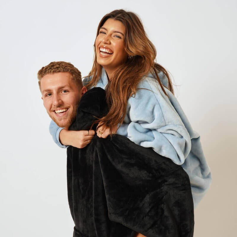 Women's Oversized Sherpa Fleece Blanket Hoodie