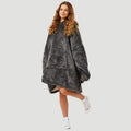 Women's Oversized Sherpa Fleece Blanket Hoodie