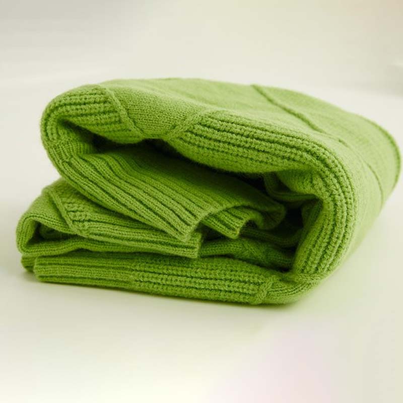 Women's Diamond Knit Turtleneck Sweater
