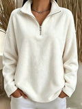Women's Teddy Fleece Half-Zip Sweatshirt