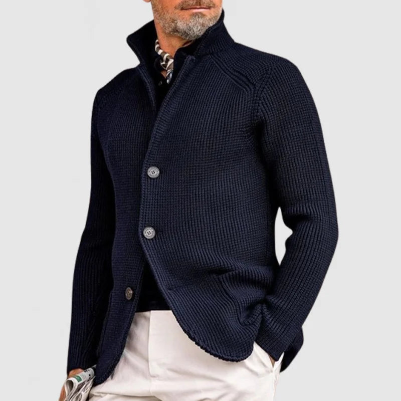 Men's Knit Blazer Cardigan