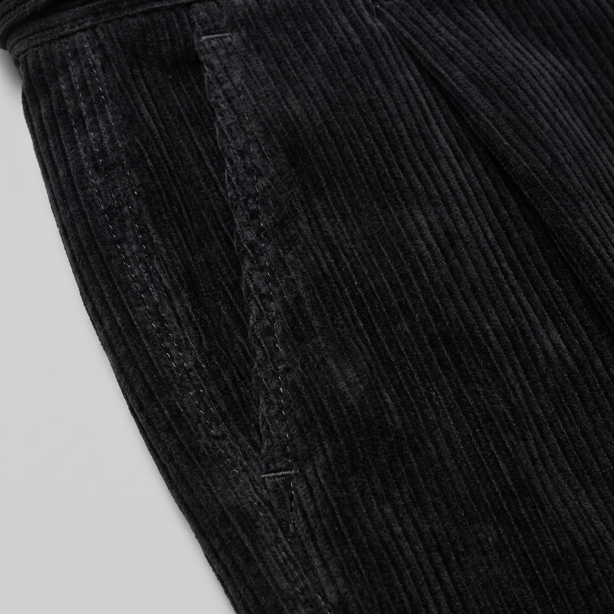Men's Pleated Corduroy Trousers