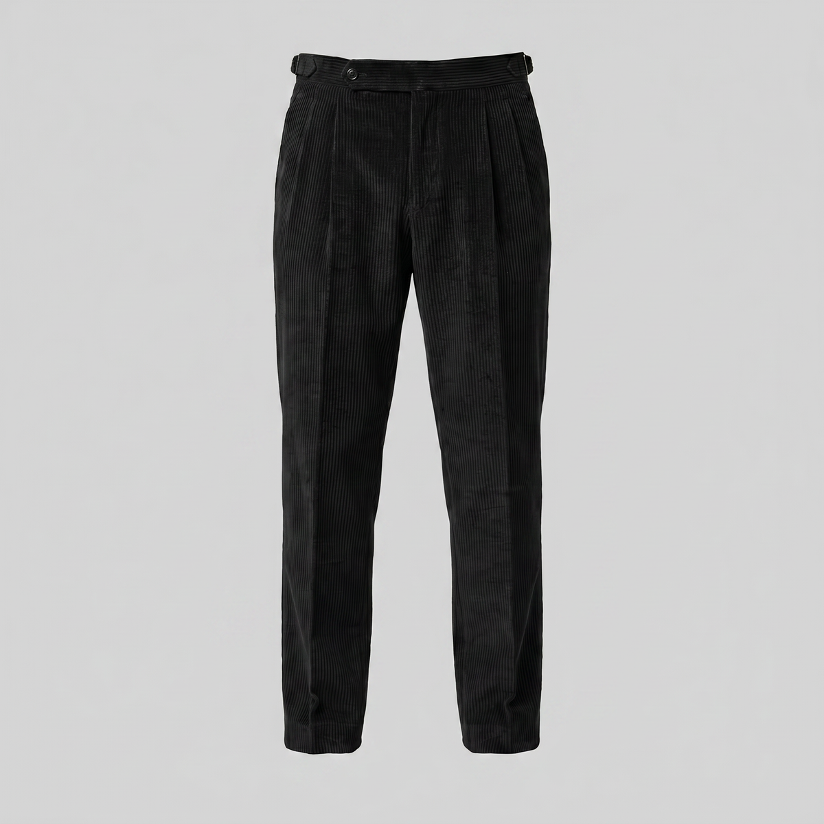 Men's Pleated Corduroy Trousers