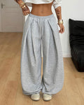 Women's Wide-Leg Drawstring Sweatpants