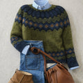 Women's Nordic Fair Isle Crewneck Sweater