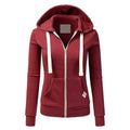 Women's Slim-Fit Zip-Up Hoodie