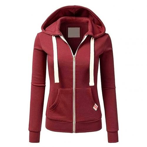Women's Slim-Fit Zip-Up Hoodie