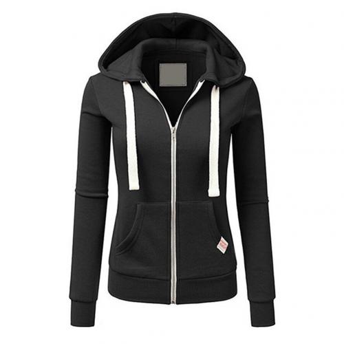 Women's Slim-Fit Zip-Up Hoodie