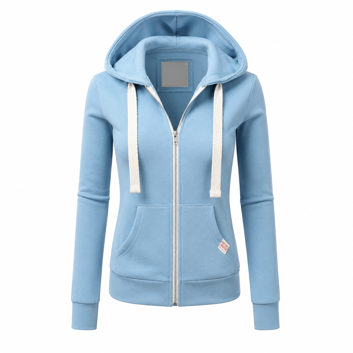 Women's Slim-Fit Zip-Up Hoodie