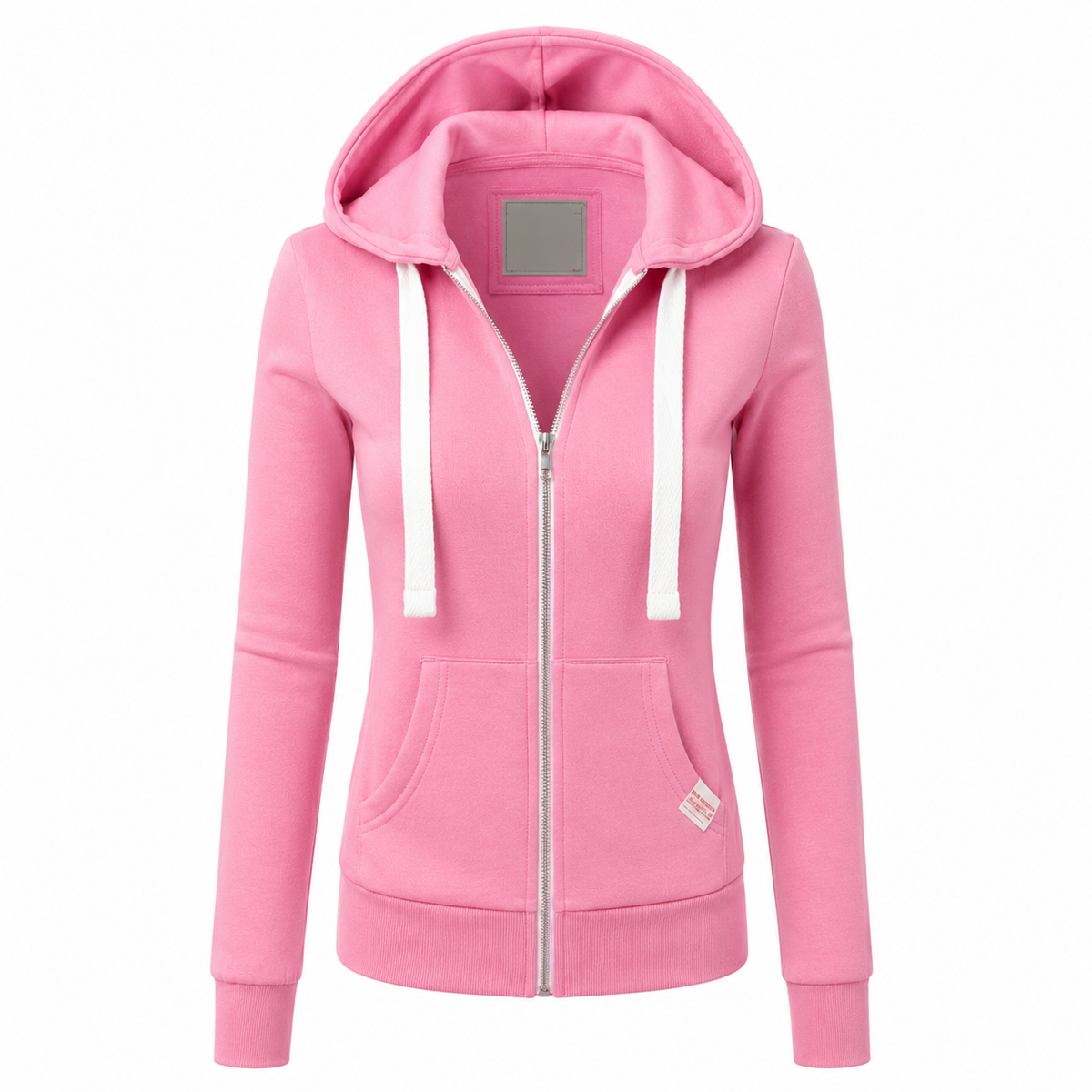 Women's Slim-Fit Zip-Up Hoodie