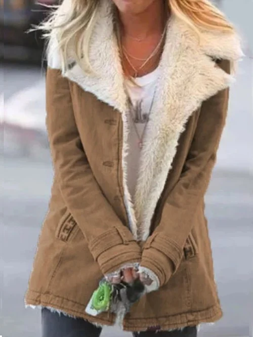 Women's Sherpa-Lined Winter Jacket