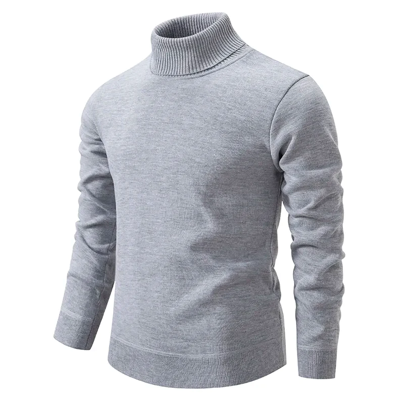 Men's Fine Knit Turtleneck Sweater