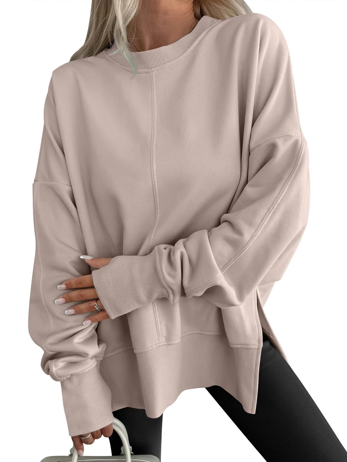 Women's Oversized Crew Neck Sweater