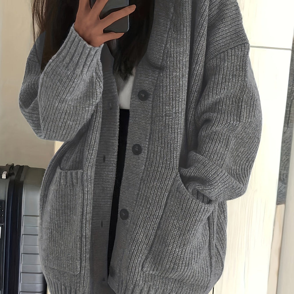 Women's Oversized Chunky Knit Cardigan