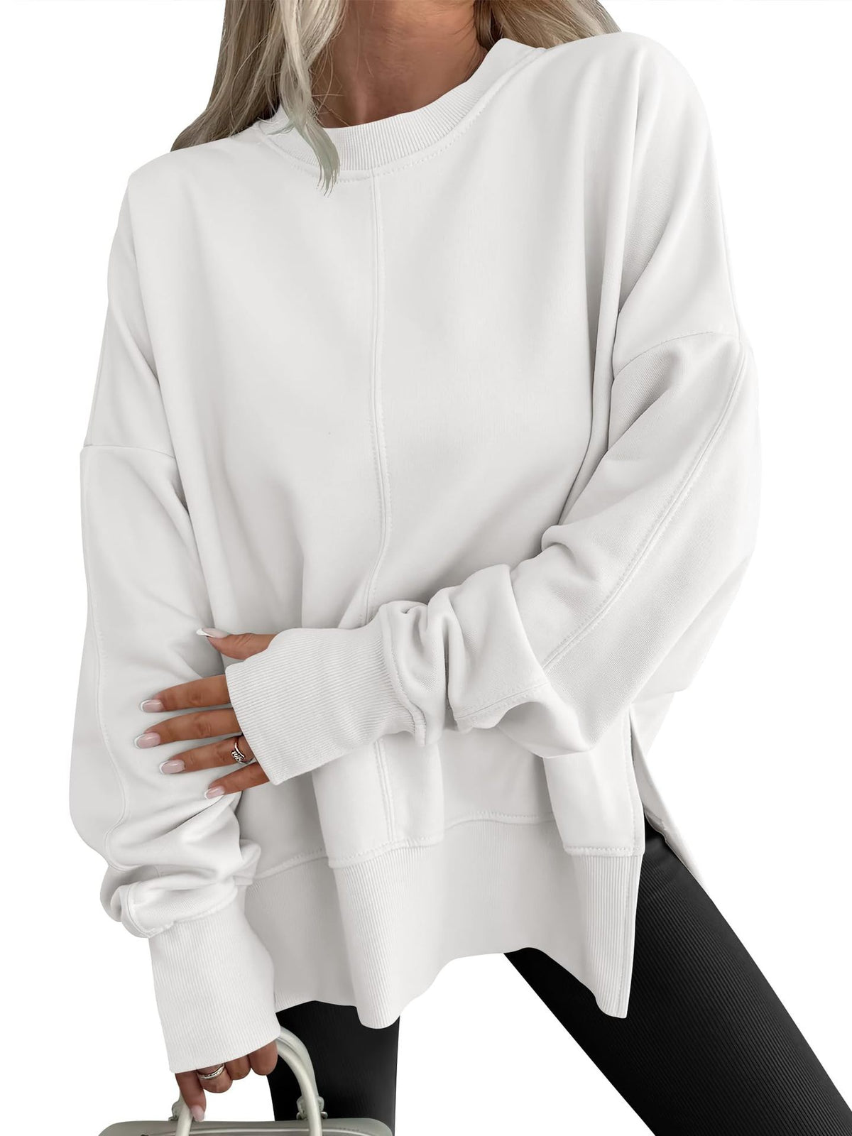 Women's Oversized Crew Neck Sweater