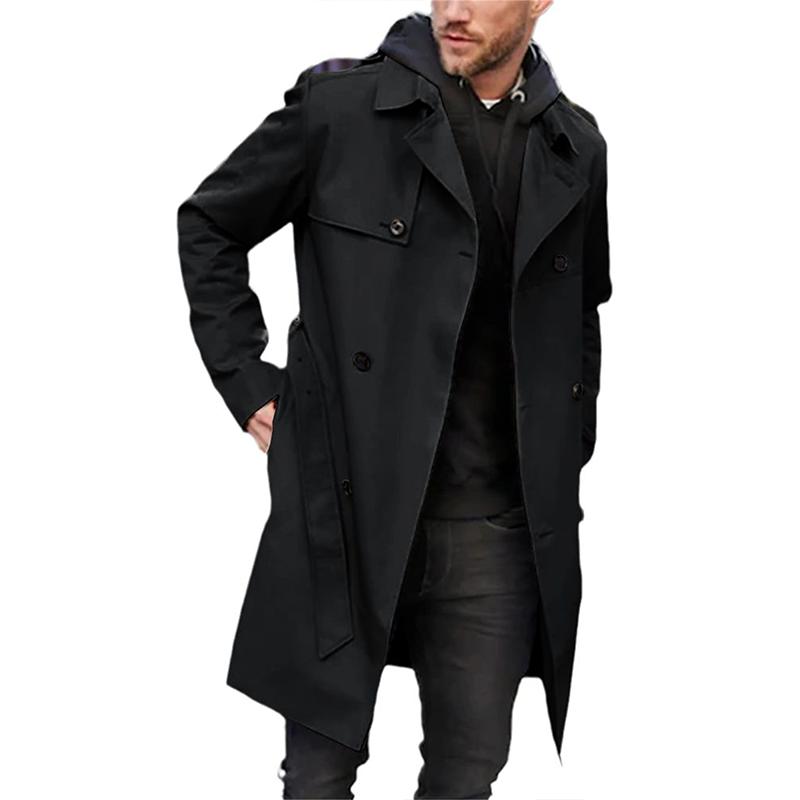 Men's Belted Trench Coat