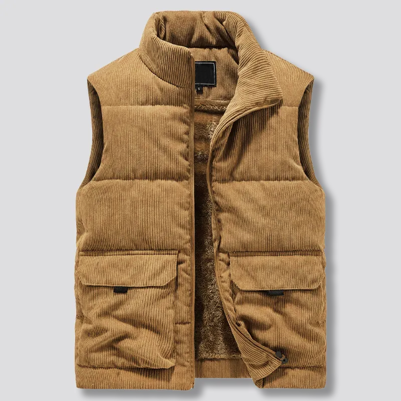 Men's Stand-Collar Vest