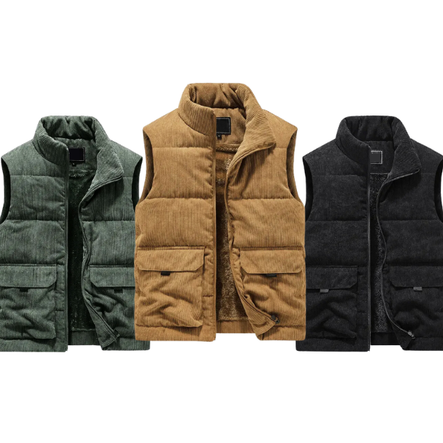 Men's Stand-Collar Vest