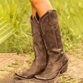 Women's Studded Western Cowboy Boots