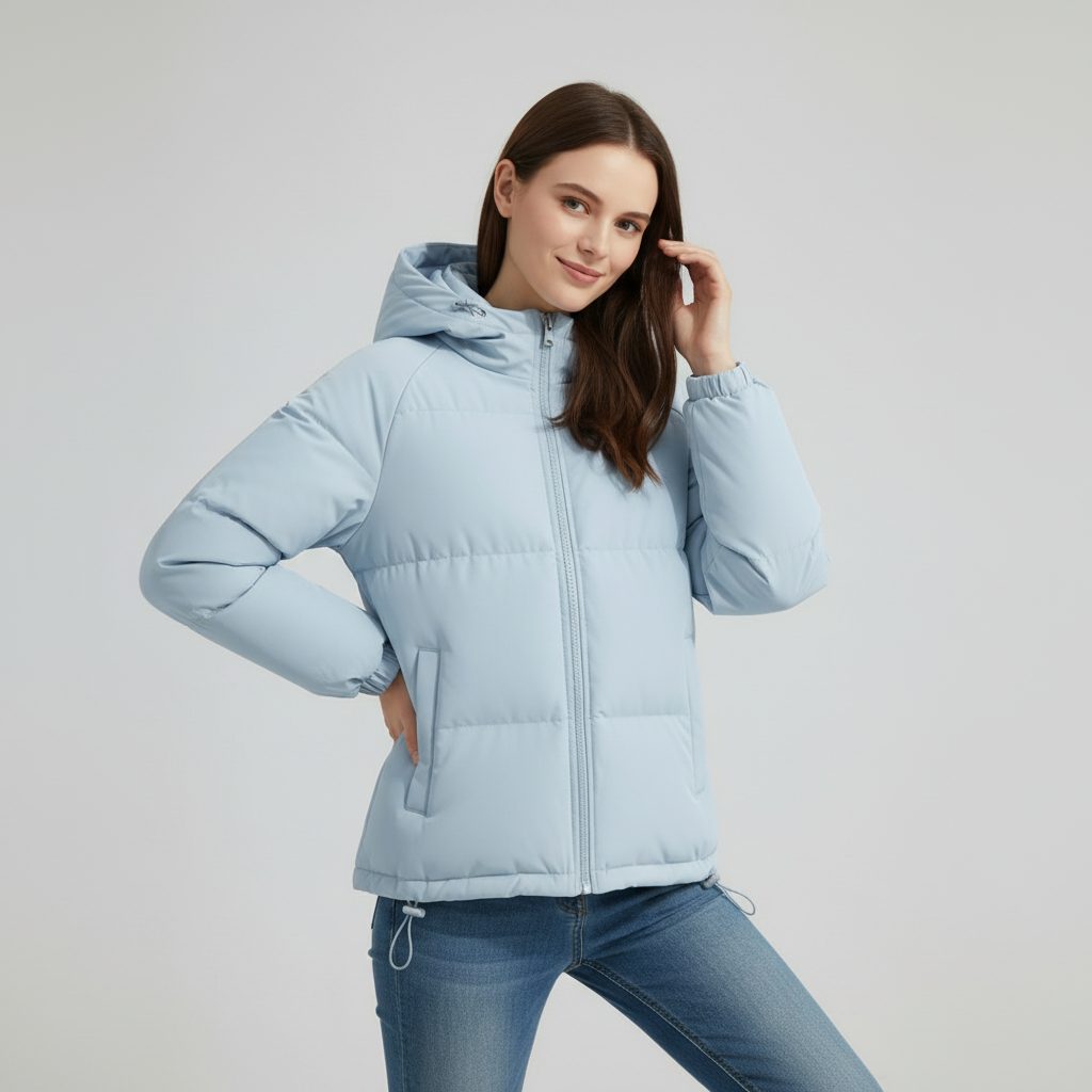 Women's Quilted Padded Winter Jacket