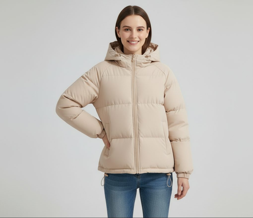 Women's Quilted Padded Winter Jacket