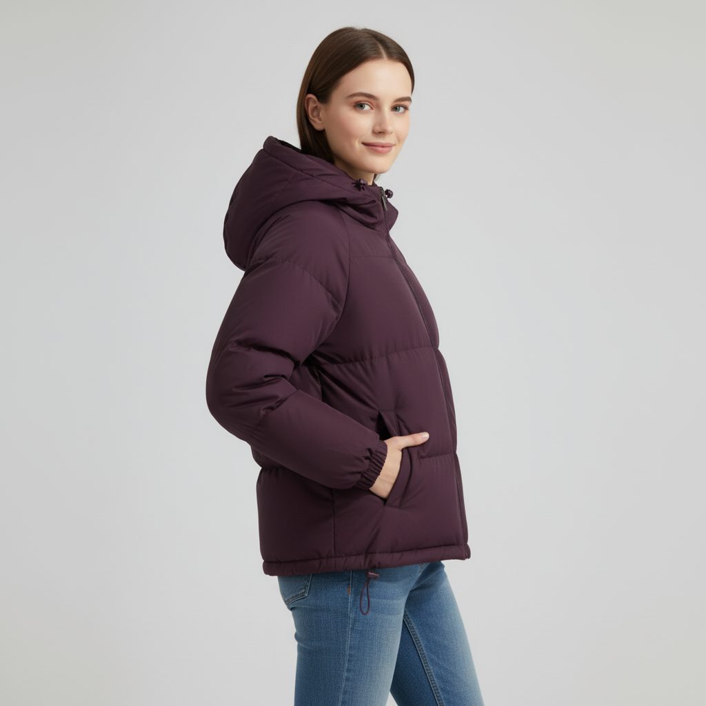Women's Quilted Padded Winter Jacket