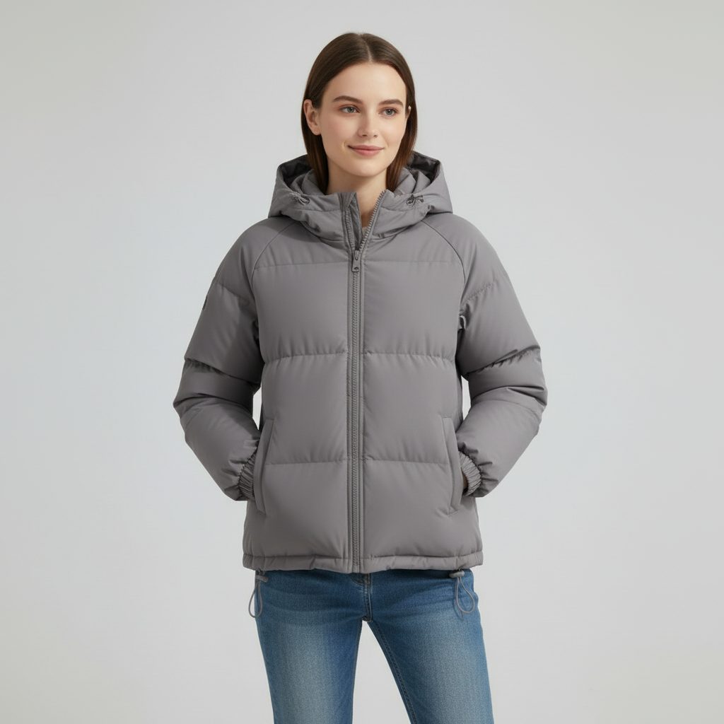 Women's Quilted Padded Winter Jacket