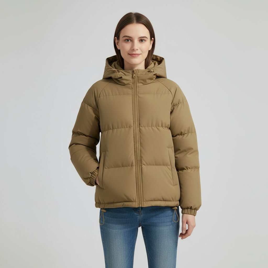 Women's Quilted Padded Winter Jacket