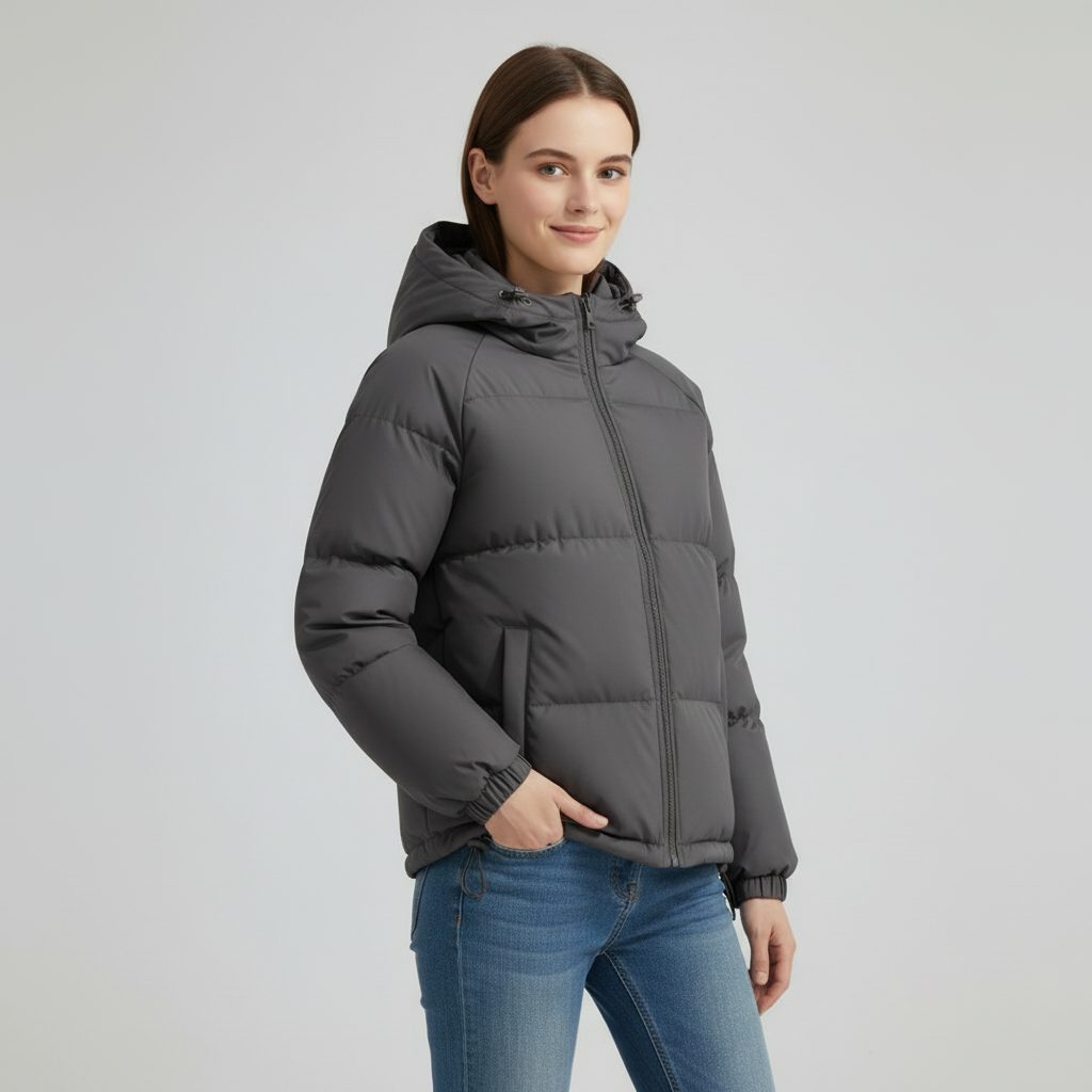 Women's Quilted Padded Winter Jacket