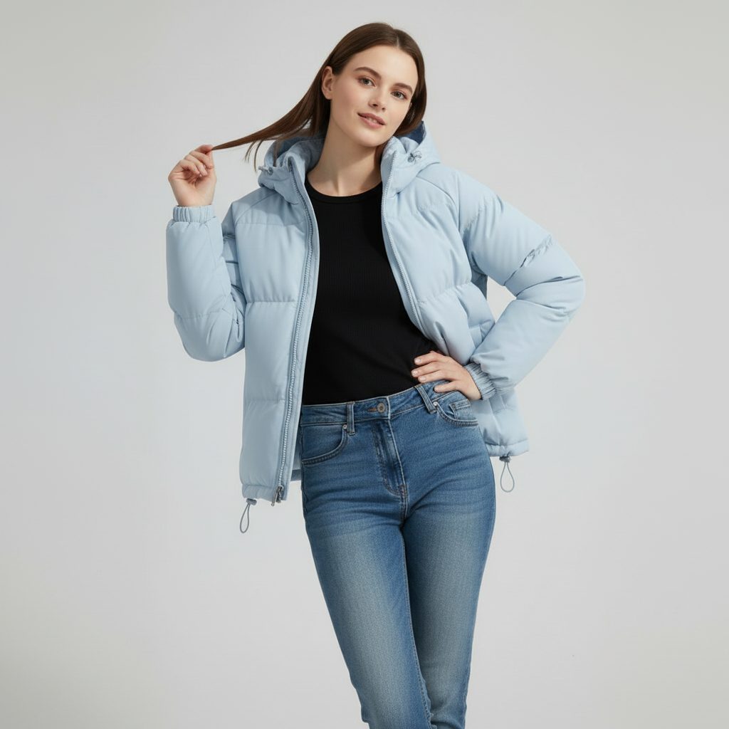 Women's Quilted Padded Winter Jacket