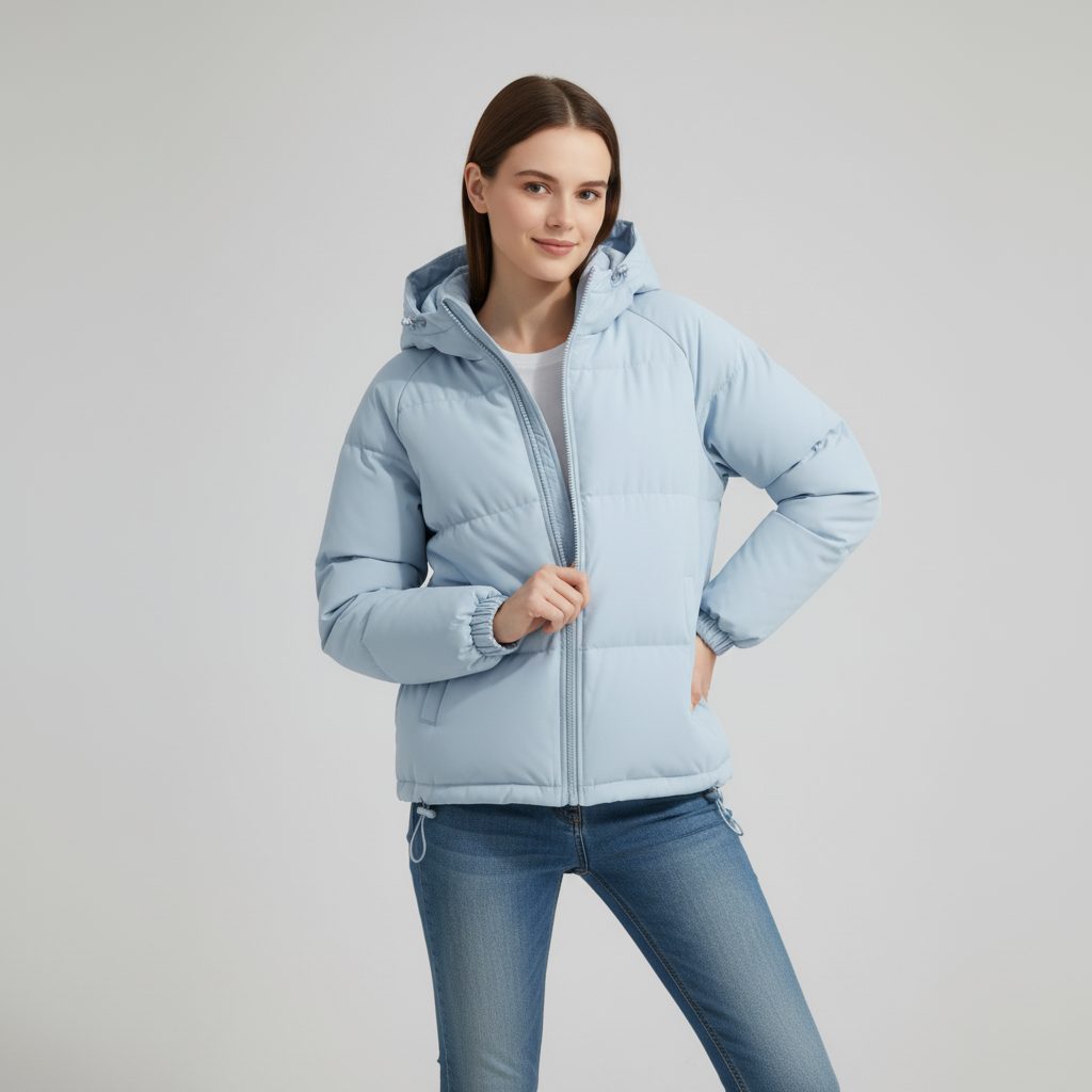Women's Quilted Padded Winter Jacket