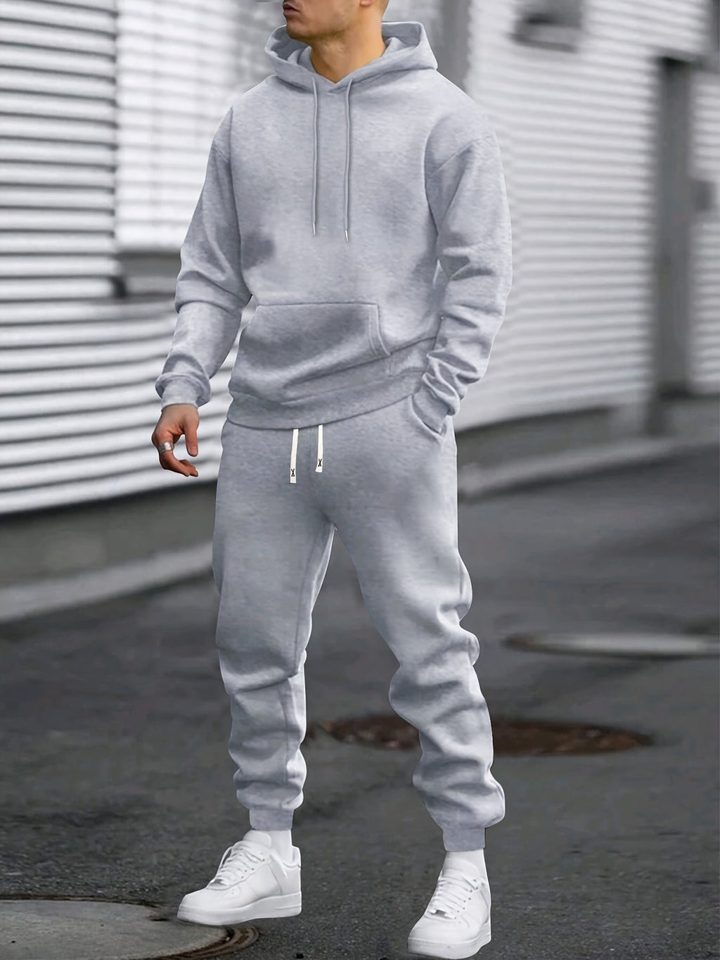 Men's Hoodie & Joggers Tracksuit Set