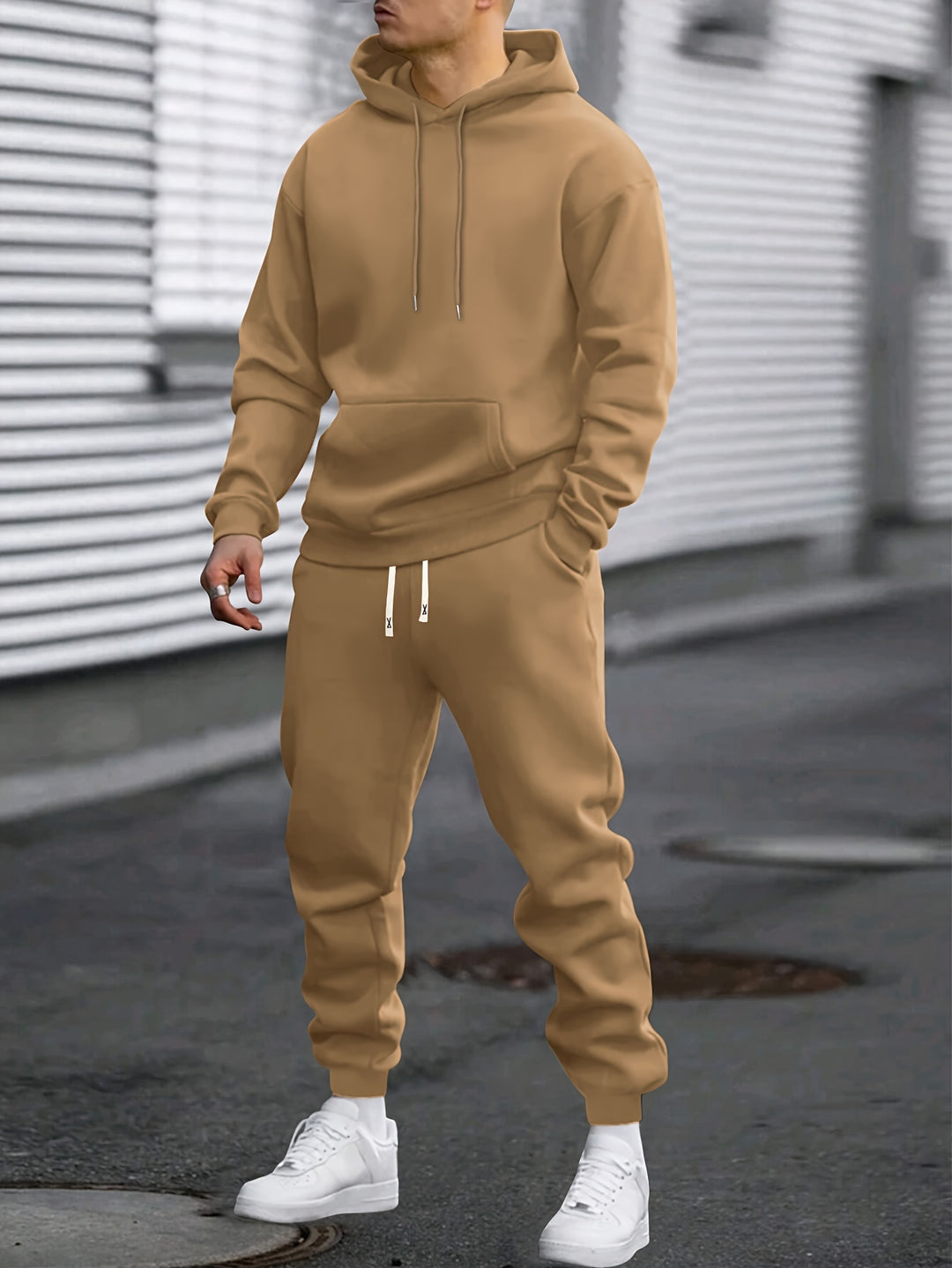 Men's Hoodie & Joggers Tracksuit Set
