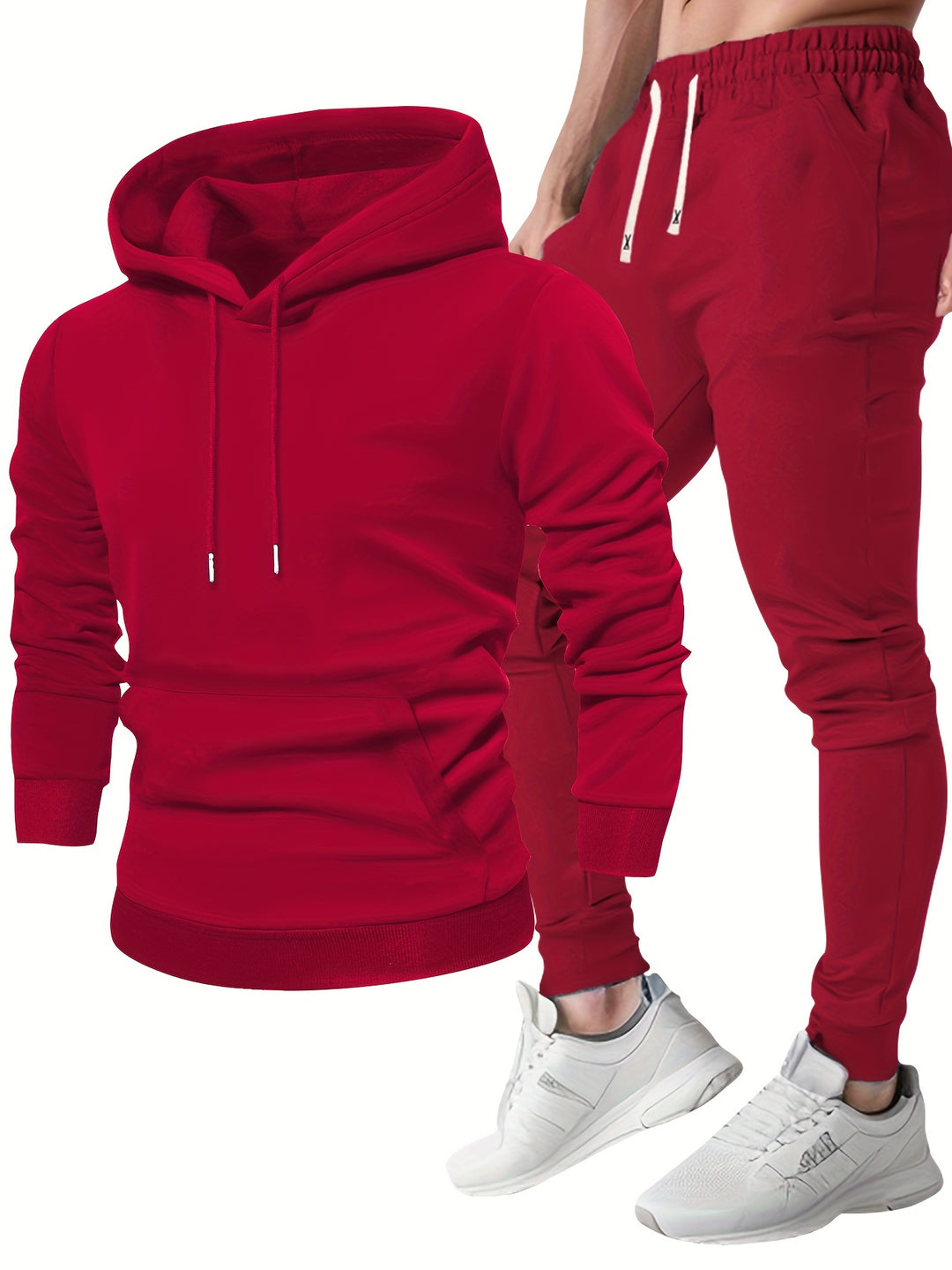 Men's Hoodie & Joggers Tracksuit Set