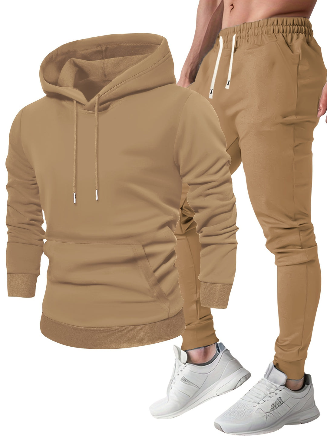 Men's Hoodie & Joggers Tracksuit Set