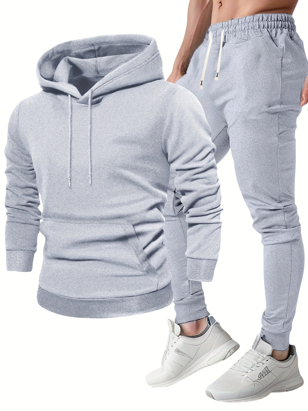 Men's Hoodie & Joggers Tracksuit Set