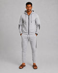 Men's Zip-Up Tracksuit Set