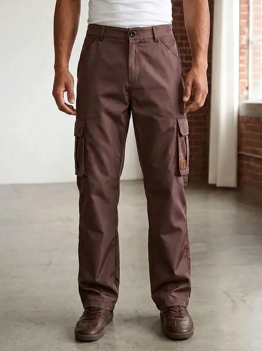 Men's Thermal-Lined Cargo Work Pants