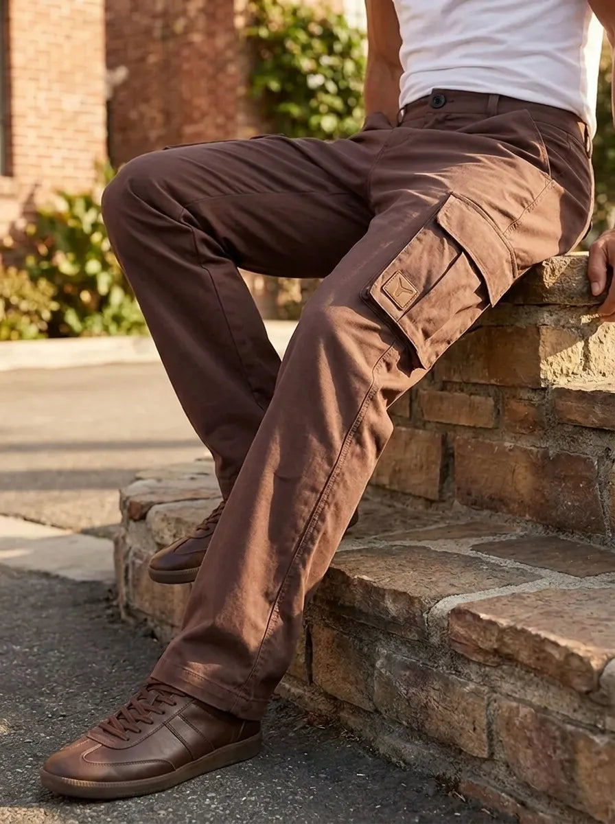 Men's Thermal-Lined Cargo Work Pants