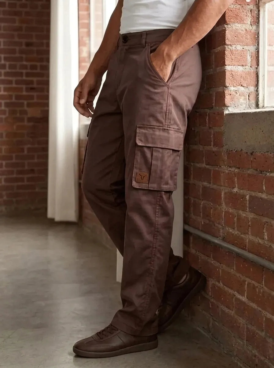 Men's Thermal-Lined Cargo Work Pants
