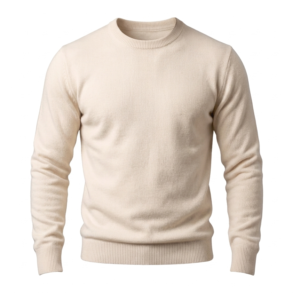 Men's Fine Knit Crewneck Sweater